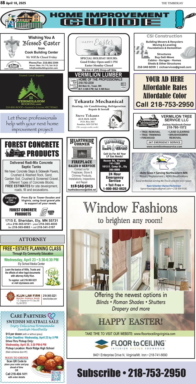Click here for the legal notices and classifieds on page 8B