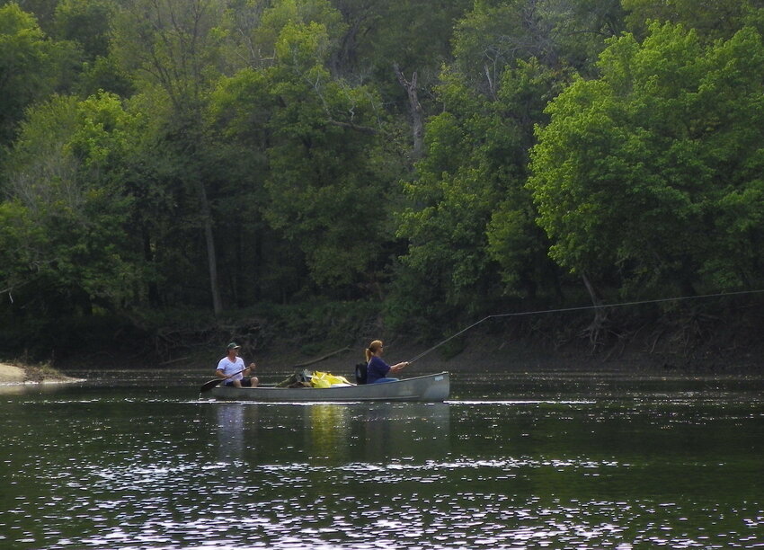 It is always cooler on the river, especially when the fish are hitting topwater lures.