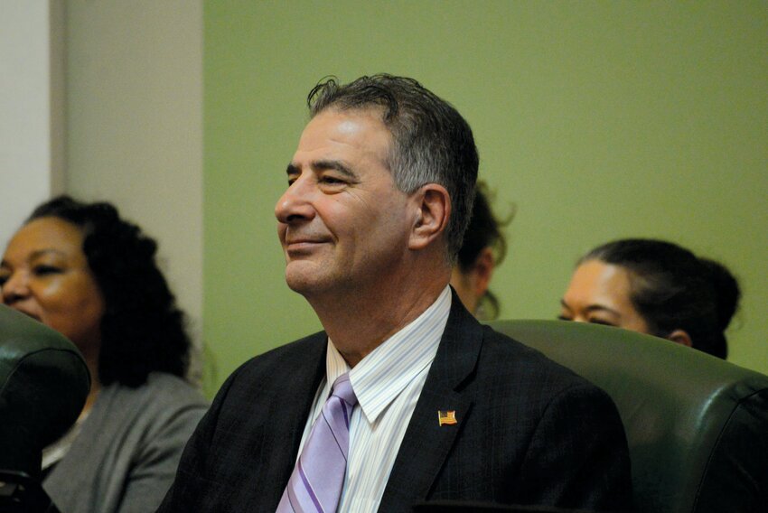 Sen. Frank Lombardo III in the Senate chamber.