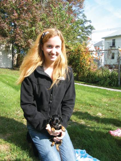 Some didn&rsquo;t even notice that Kayla Levasseur brought Mary &ndash; a tiny puppy she&rsquo;s fostering from the Rhode Island SPCA &ndash; to the blessing. Mary is just 4 weeks old, and suffers from a rare and potentially life-threatening genetic disorder.