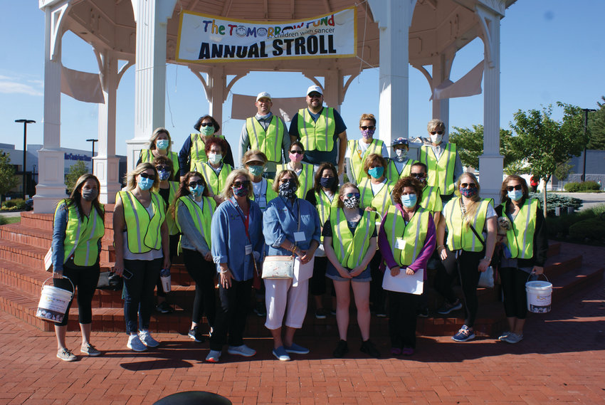 A NEW WAY TO STROLL: The Tomorrow Fund Stroll had to adapt to a world with COVID-19 but found a creative way of promoting safety and raising funds through the &ldquo;Care&rdquo;-A-Van in Garden City Center last Sunday. Pictured are Tomorrow Fund Director Lisa Abbenante and President Rosemary Huestis along with volunteers.&nbsp;