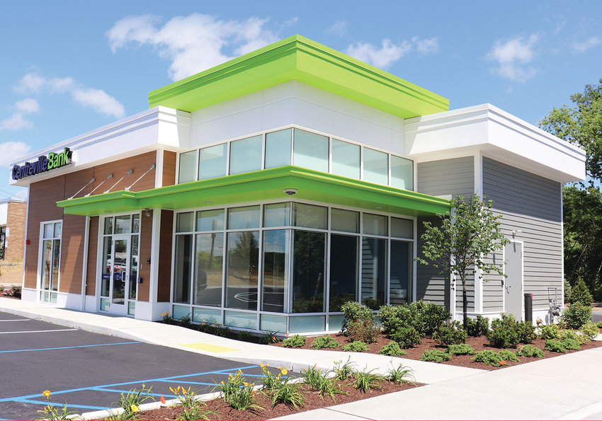 The new Centreville Bank branch office in Warwick.