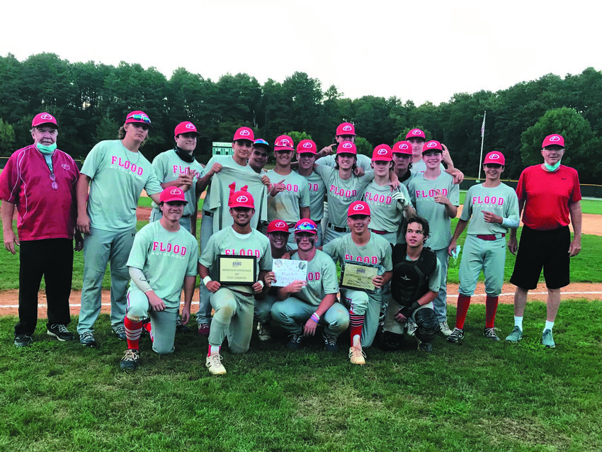 STATE CHAMPS: Flood Ford Auto after winning the Connie Mack title.