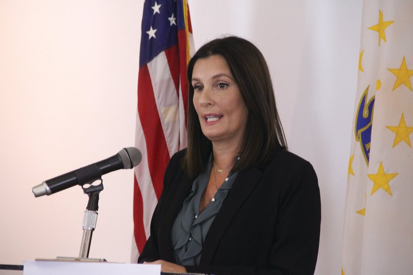 MATCHUP SET: Republican Citywide Councilman Ken Hopkins and Democratic hopeful Maria Bucci, a former Ward 4 councilwoman, will face off in the Nov. 3 mayoral election in Cranston. (Herald photos)