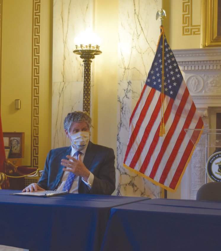 GETTING SHOTS IN ARMS: Gov. Dan McKee said during a local media roundtable last week that the goal is to have 70 percent of Rhode Islanders fully vaccinated by mid-June.