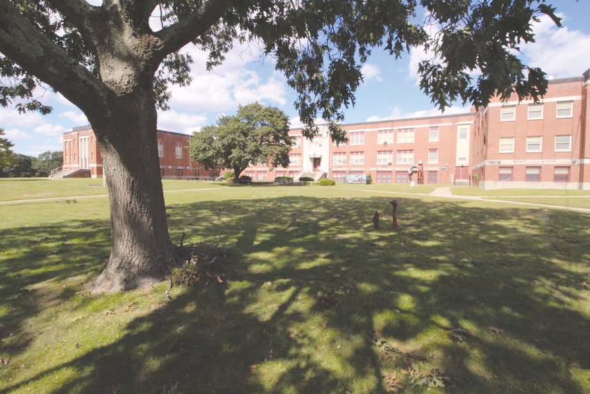 SOME ELEMENTART SCHOOL:&nbsp; The first floor of the former Gorton Junior High School will house the Sherman Elementary School while it is outfitted with a HVAC system.