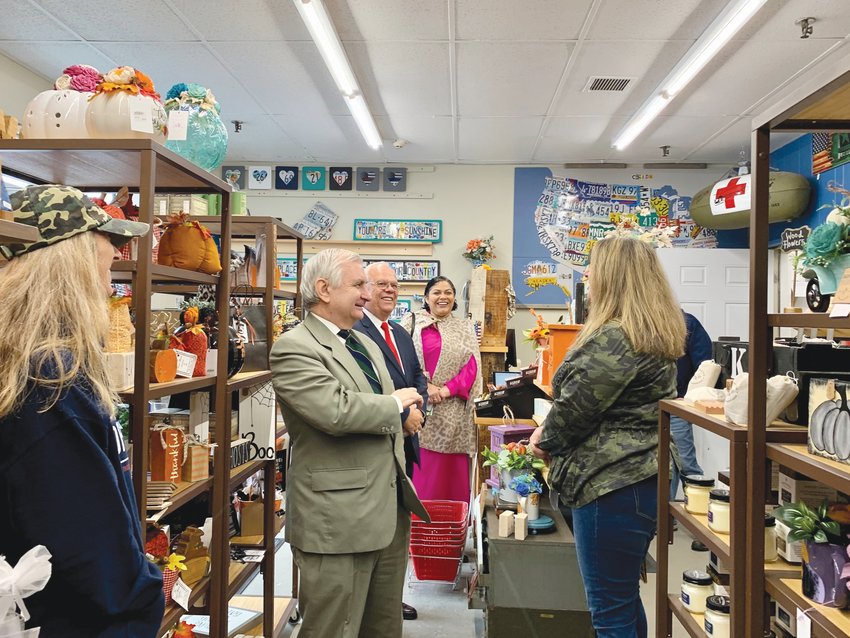 VETERAN OWNED: U.S. Senator Jack Reed along with U.S. Small Business Administration  District Director Mark Hayward visited Operation Made last week to help promote  the upcoming National Veterans Small Business Week which started on Monday.