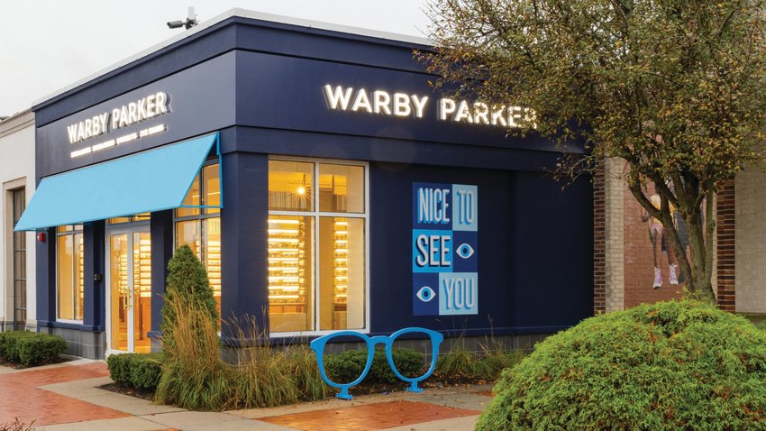 NICE TO SEE YOU: Warby Parker opened Nov. 5 at Garden City Center. The store has a wide variety of lens options for customers and glasses accessories. Individuals can also make eye appointments with them. (Submitted photo)