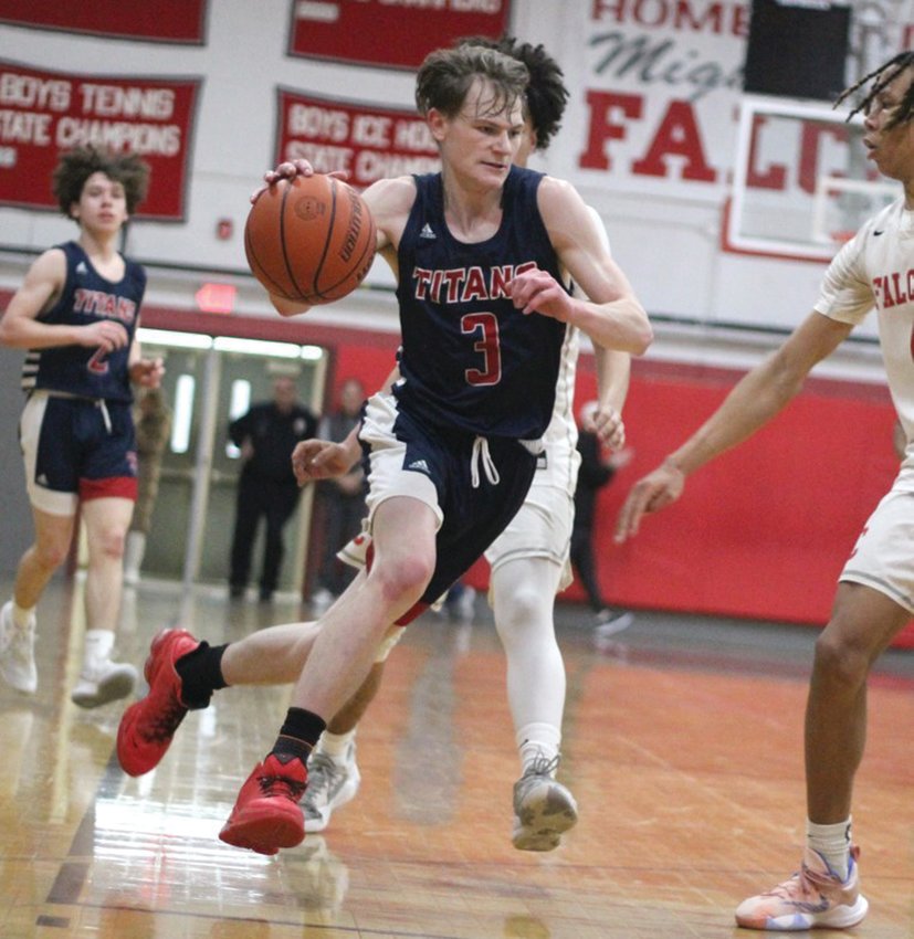 LEADING SCORER: Toll Gate&rsquo;s Jackson Cehelsky against Cranston West. (Photos by Ryan D. Murray)