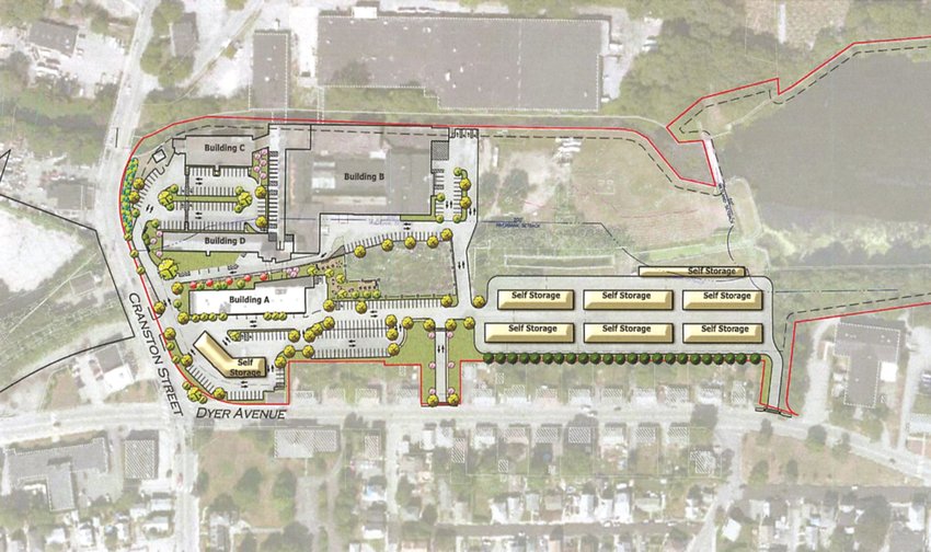 WHAT THE FUTURE MAY BRING: The Cranston Print Works site on Cranston Street has been closed for over a decade. Owner and applicant CPW Apartments LLC and CPW True Storage out of Manchester, New Hampshire, propose turning the site into self-storage and multi-family housing. The company will go before the city&rsquo;s Planning Commission on March 7 for master plan approval and a zone change. (Submitted photo)