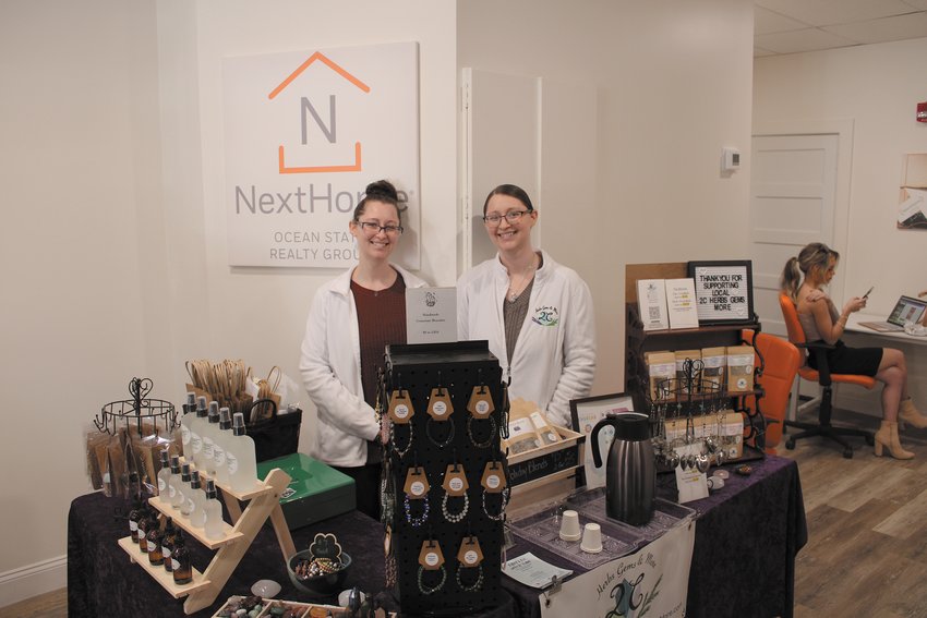 2C EQUALS SELF CARE: Sisters Chelsey Stone and Courtney Wren show off their assortment of herbal and holistic healing products. (Photos by Ed Kdonian)