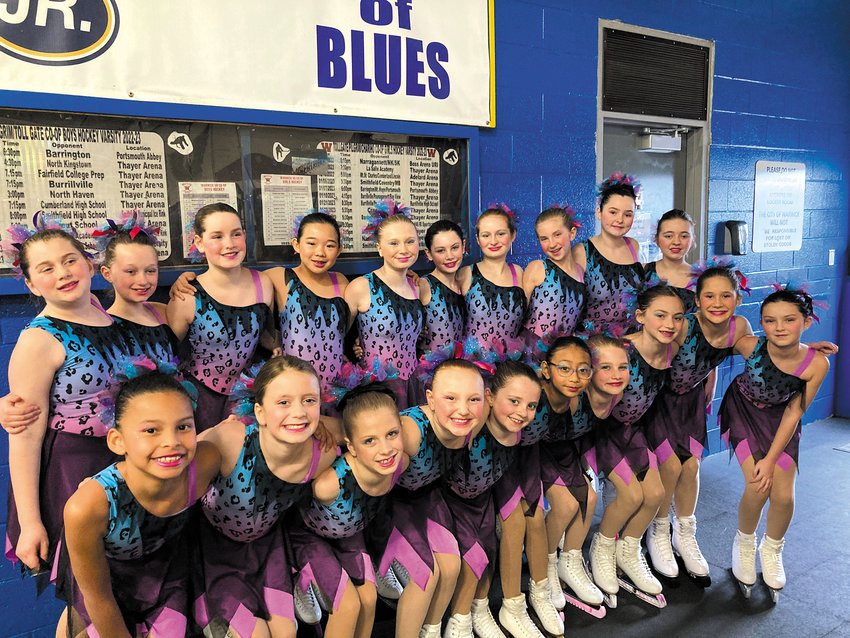 HITTING THE ICE: The Snowflakes get ready to take the ice at the WFS 49th Annual Show. (Submitted photos)