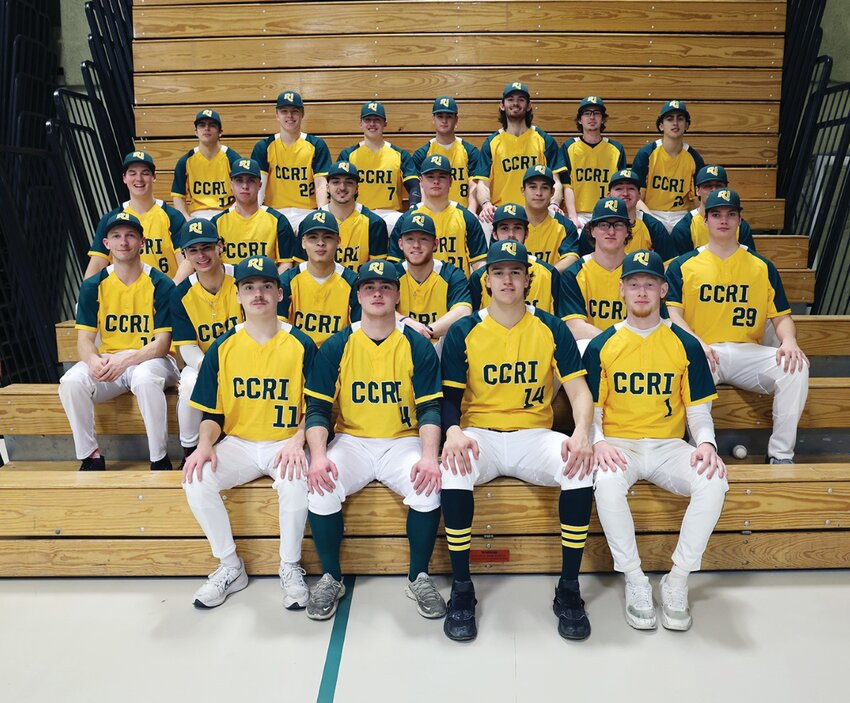 BOUNCE BACK YEAR: The CCRI baseball team that reached the region championship. (Photos courtesy of CCRI)