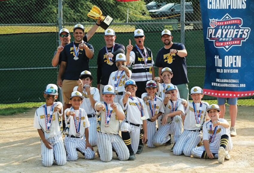 NEW ENGLAND CHAMPS: The RI River Dogs this past season. (Submitted photo)