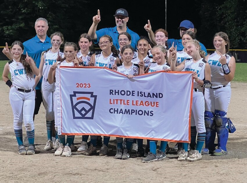 BRISTOL BOUND: The CWLL softball champions after winning the title last week. (Submitted photo)