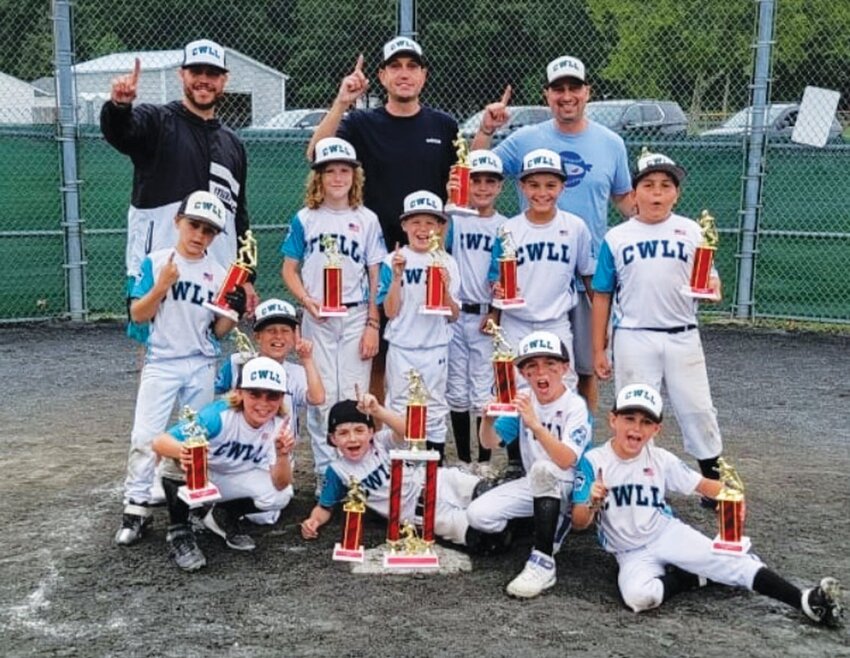 TOURNEY CHAMPS: The CWLL 9-U team that won the Summer Slam Tournament in Rockland, Mass. (Submitted photo)