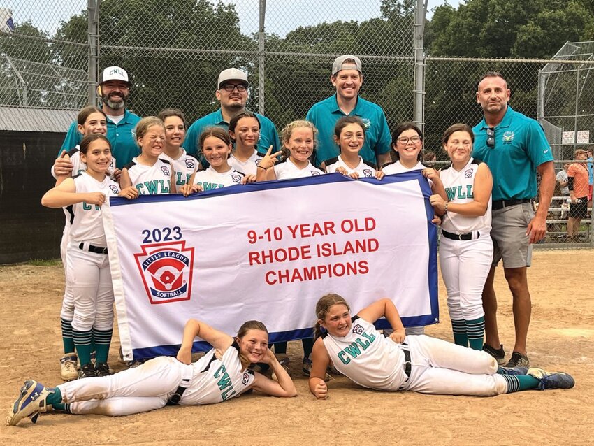 HEADED TO REGIONALS: The CLCF-CWLL Gals 10-U team after winning the state championship last week. (Submitted photo)