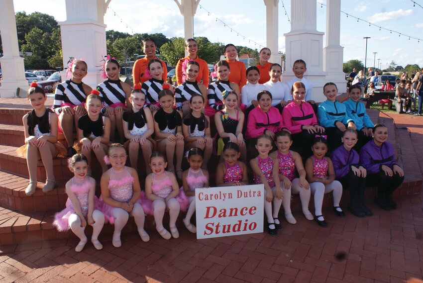 A COLORFUL BUNCH: Members of the night&rsquo;s performances gather for a photo before the show commences.