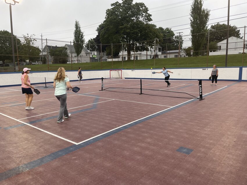 THE SPORT THAT KEEPS ON GOING: Some thought pickleball was just a temporary fad, but these players prove that the trend is still going and shows no sign of stopping. (Photo by Zach Braner)