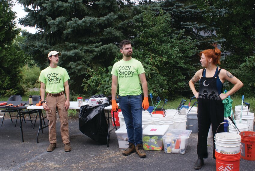 FROM THE TOP DOWN: CFO of Cozy Rhody Alden Leso (left) stands with COO John Welch (center) and CEO Sarah Liew as they look over the work they&rsquo;re so proud of.