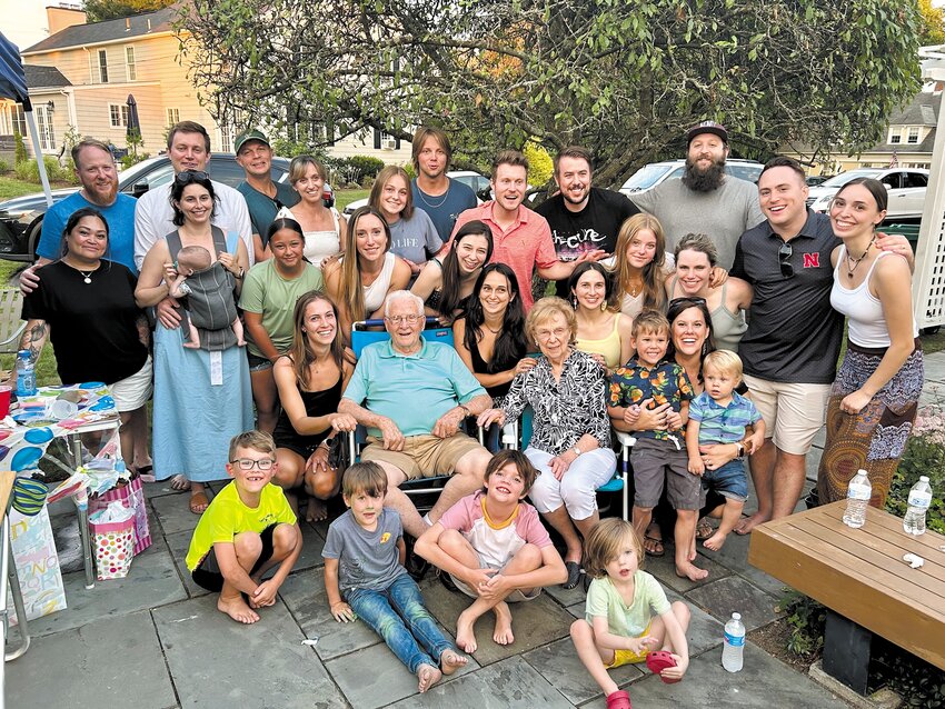 SOME PARTY: Family members came from across the country to celebrate Frank Fielding&rsquo;s 98th birthday on July 26. (Photo courtesy of the Fielding family)