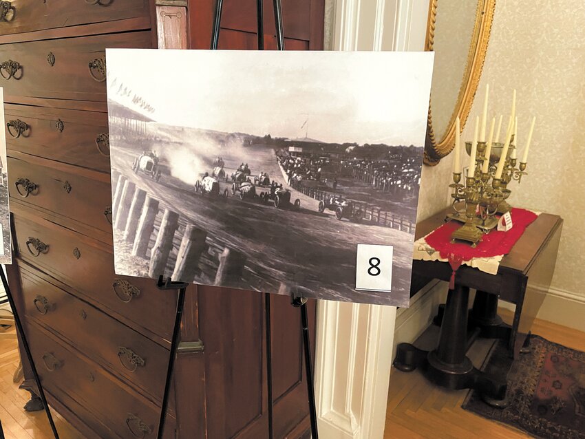 GENTLEMEN, START YOUR ENGINES: A photo of the auto races that took place at the Narrragansett Park, where the Stadium stands now.