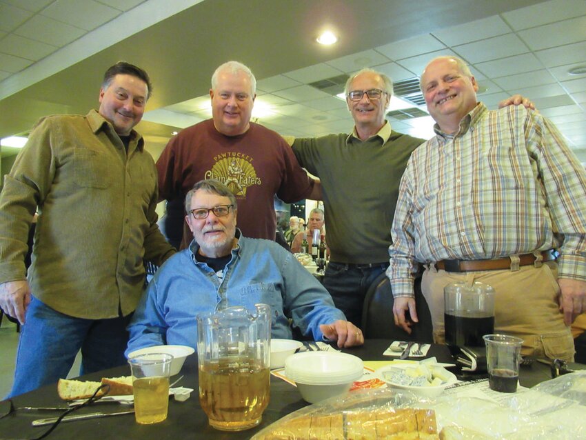 SUPER SUPPORTERS: Among the many people that supported Sunday&rsquo;s 24th annual Ricky Salzillo are Jamie Channell (seated) and standing Chris Raymond. Mike Pare and John Torregrossi. (Beacon photo by Pete Fontaine)