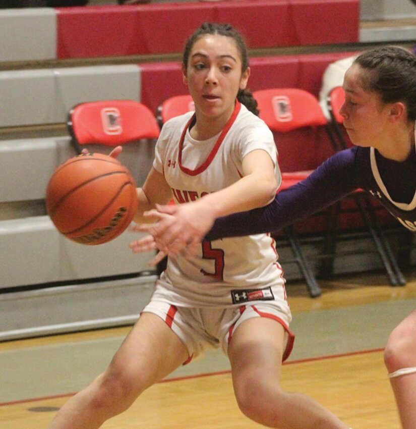 ONTO THE NEXT ONE: West&rsquo;s Talya Walker works past a Classical defender.