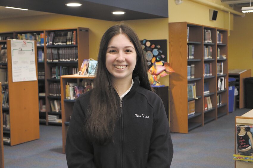 BIG IDEA, BIG MONEY: Warwick resident and  Bay View Academy Sophomore Caroline Kanaczet is the winner of a $5,000 scholarship from Transform RI for her Big Idea to expand library services.