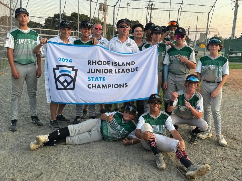 STATE CHAMPS: The Cranston East juniors after winning the state championship. (Submitted photo)