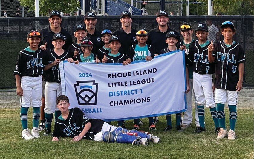 ANOTHER YEAR, ANOTHER TITLE: The CWLL 12&rsquo;s after winning their third district title. (Submitted photo)