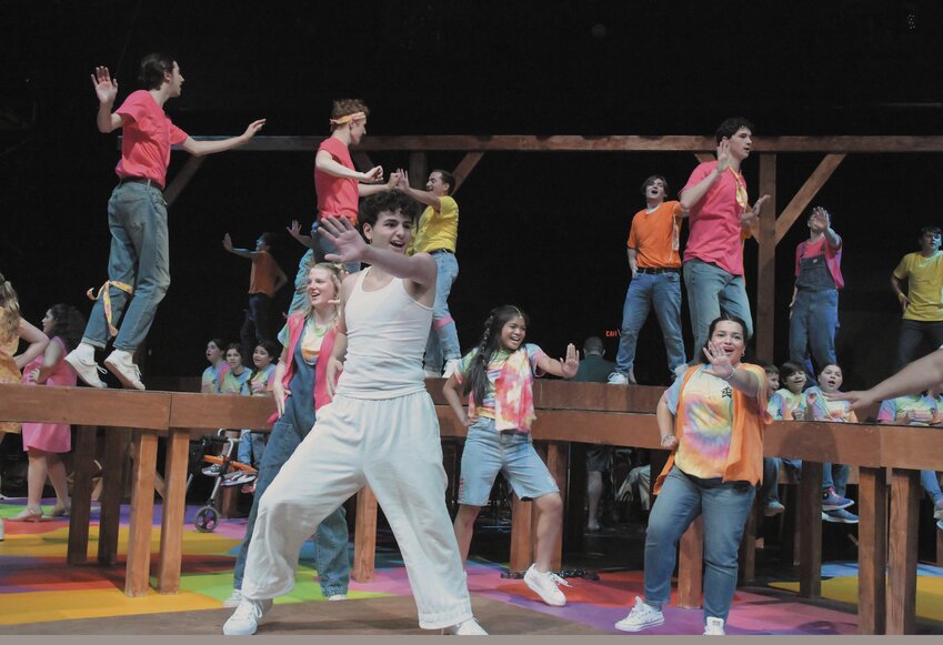 Angelo Cipolla plays Joseph in Joseph in the Amazing Technicolor Dreamcoat. (Warwick Beacon photos by Barbara Polichetti)