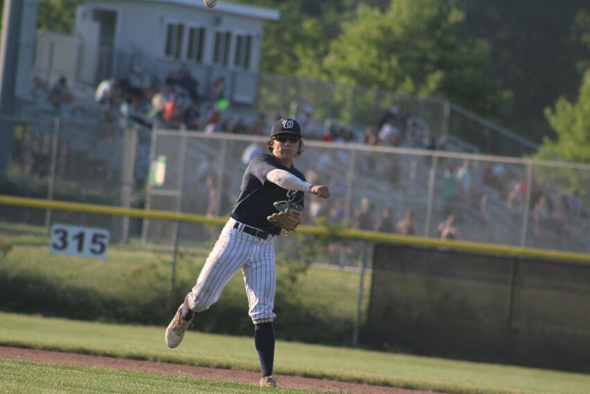 TITLE READY: Warwick PAL&rsquo;s Austin Wheeler makes a play. (Photos by Alex Sponseller)