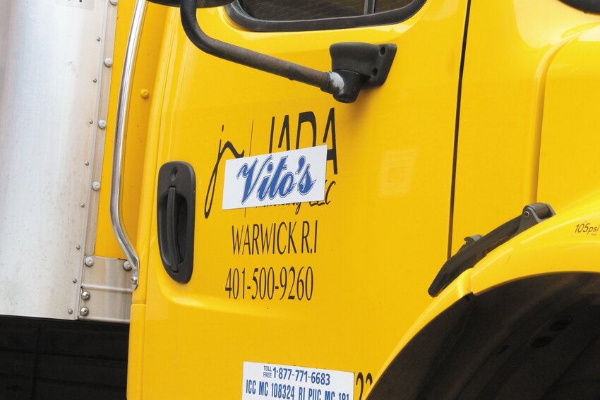 ON THE JOB: Jada Trucking of Warwick, whose contract to make the Holliman move was rescinded, was hired as a subcontractor by Vito&rsquo;s Express to perform the job. (Warwick Beacon photos)