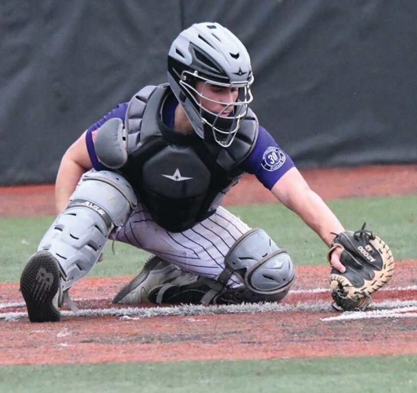 BACKSTOP: Dean Paris makes a stop this past season with the New England Scorpions. (Submitted photos)