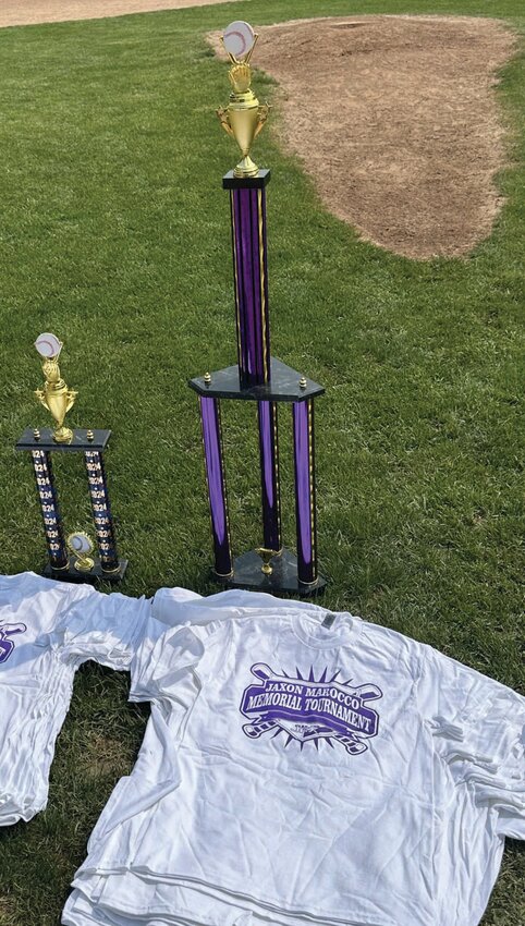 HARDWARE: A look at some of the prizes from the Jaxon Marocco tournament hosted by Warwick North Little League. (Submitted photo)