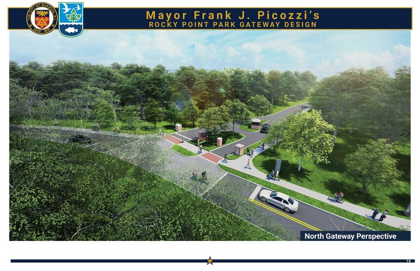 WHAT IT COULD LOOK LIKE: Architect renderings of the proposed north and south Rocky Point Gateway Project.