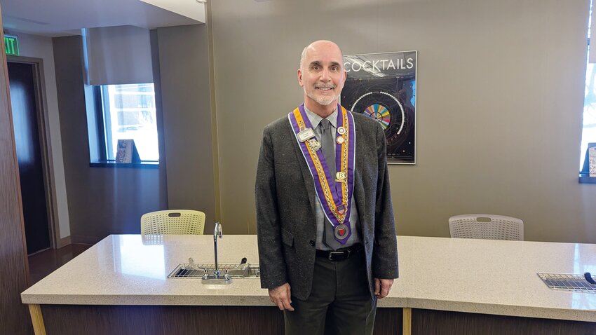 Sabitoni was recently awarded a ribbon as part of an induction ceremony given by the Rhode Island Bailliage de la Cha&icirc;ne des R&ocirc;tisseurs.  Beacon Media photo by Matthew Lawrence