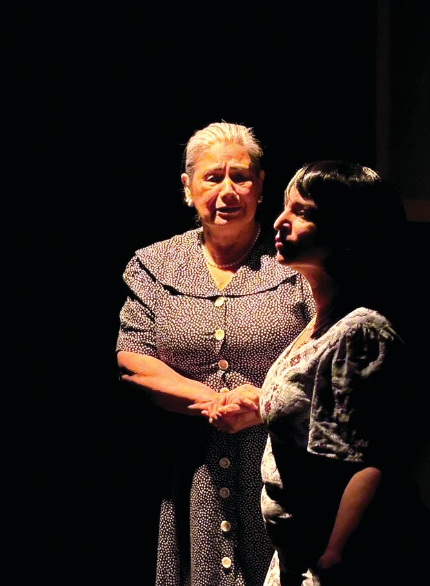 Sylvia Bernal as Chea, Yamel Castillo as Young Ded&eacute;. Submitted photo by Francis Parra