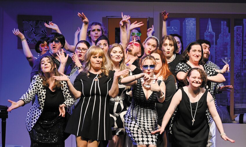 Ensemble of Merrily We Roll Along.