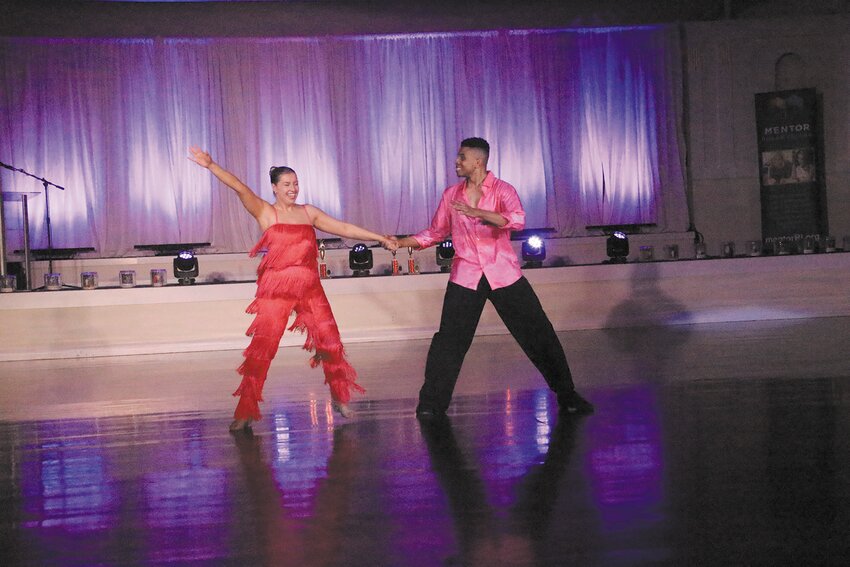 Chelsea Force of Mastery Martial Arts came out swinging for her dance with Anthony Scalzi.