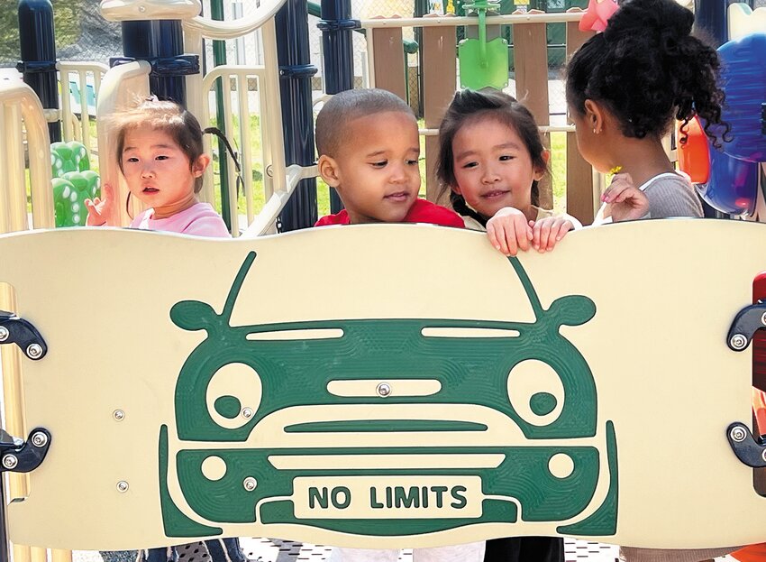 Youngsters have fun at the Head Start playground at the Pastore Youth Center in Cranston. The national youth program is facing possible elimination due to proposed federal cuts.