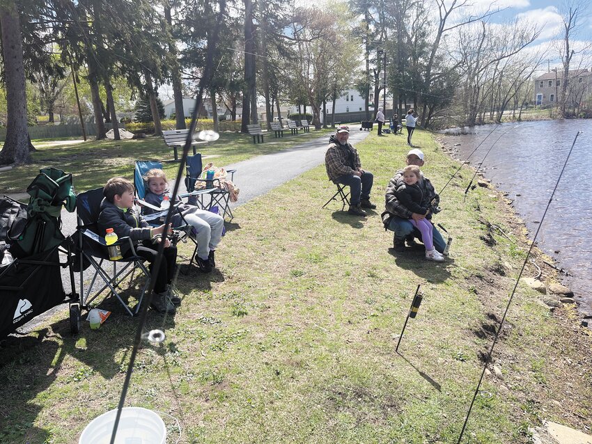 The Bucci Family of Johnston participated in their fifth youth fishing derby on Sunday.