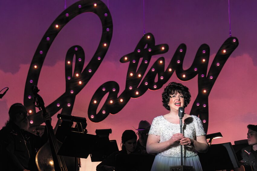 Meagan Lewis-Michelson as Patsy Cline with The Bodacious Bobcats Band in &ldquo;Always...Patsy Cline&rdquo; at Theatre By The Sea thru June 21, 2025.