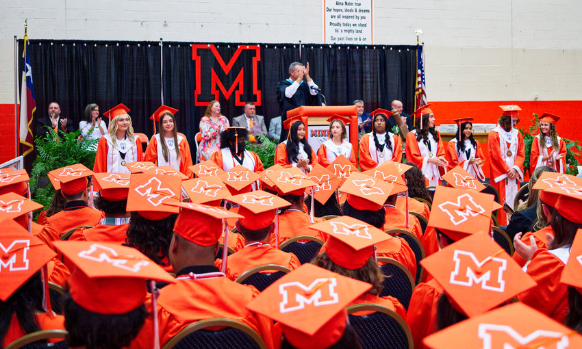 Mineola's top ten graduates are honored.