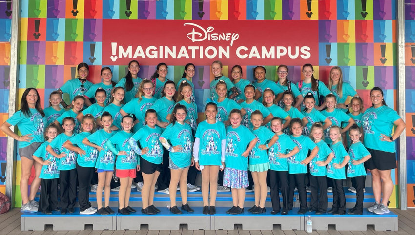 A team of dancers from Dance Dimensions in Mineola performed at Disney in Florida earlier this month.