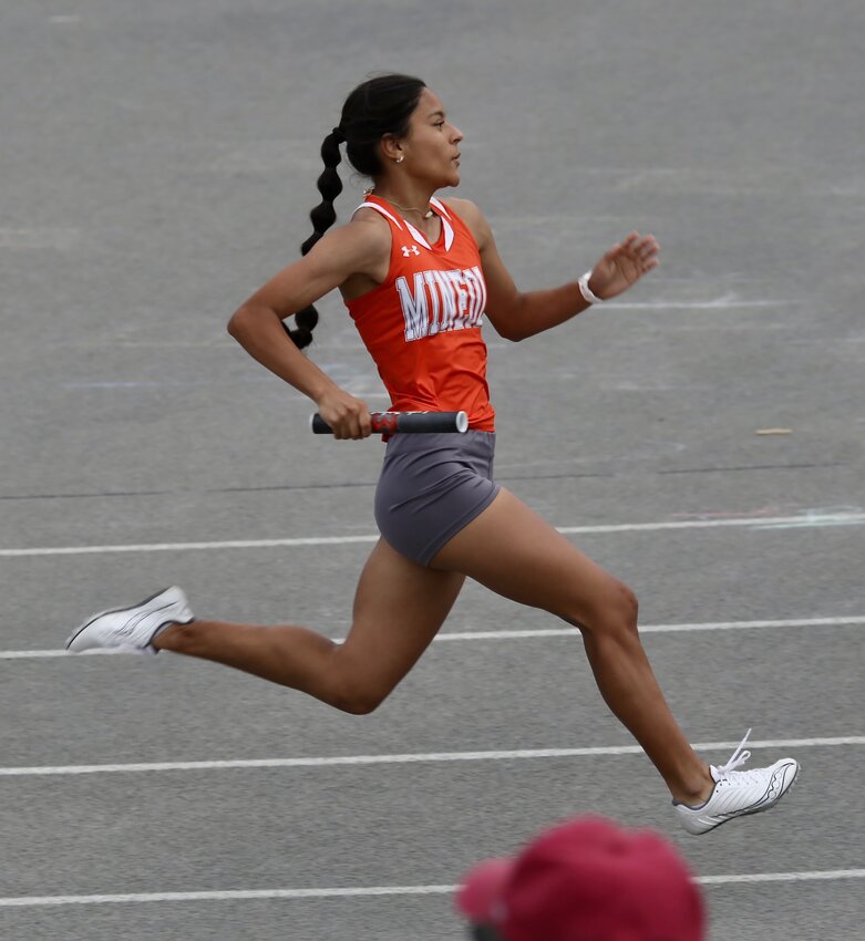 The smooth and efficient stride of Stephanie Rojas led the Lady Jackets to blue ribbons&nbsp;in the 4x100-meter and 4x200-meter relays.